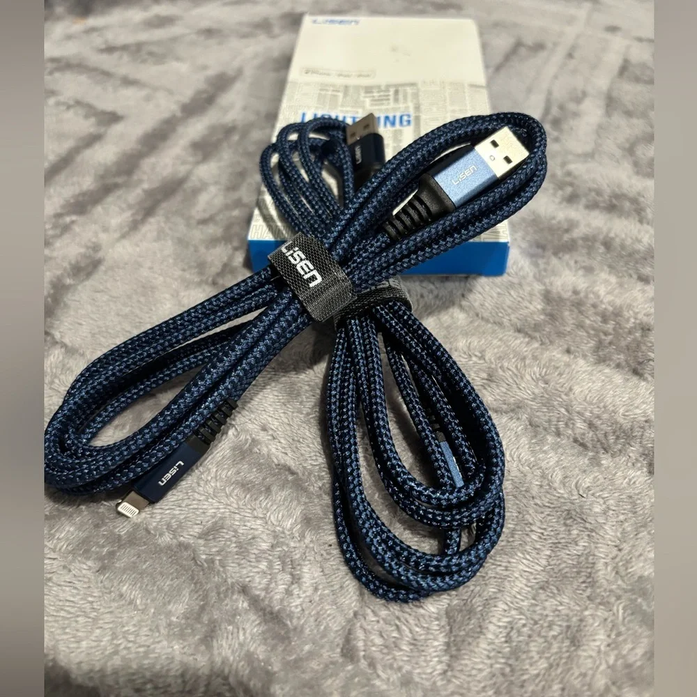 iPhone Charger Cable 2Pack 6FT, Nylon Braided‎ Lightning Cable